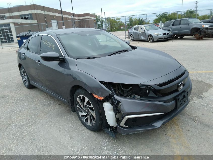 2020 Honda Civic Lx VIN: 2HGFC2F51LH012515 Lot: 20159910