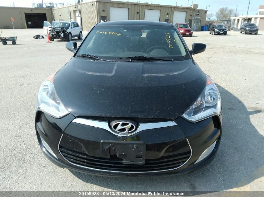 2012 Hyundai Veloster VIN: KMHTC6AD4CU072174 Lot: 20159928