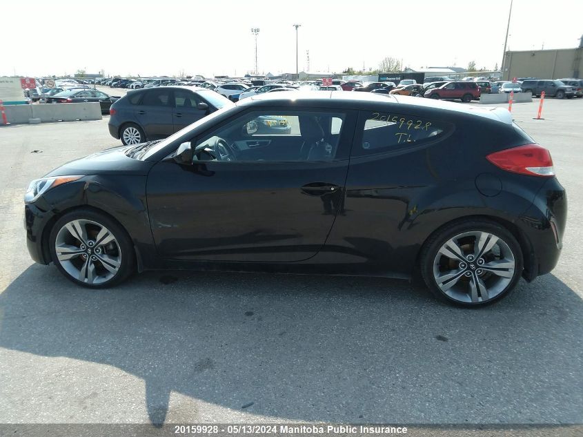 2012 Hyundai Veloster VIN: KMHTC6AD4CU072174 Lot: 20159928
