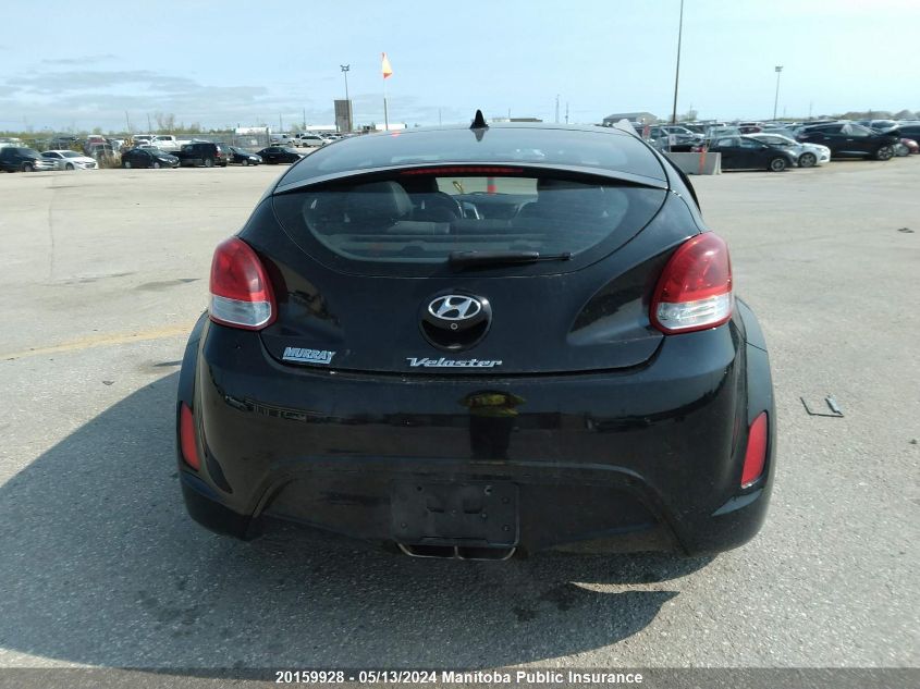 2012 Hyundai Veloster VIN: KMHTC6AD4CU072174 Lot: 20159928