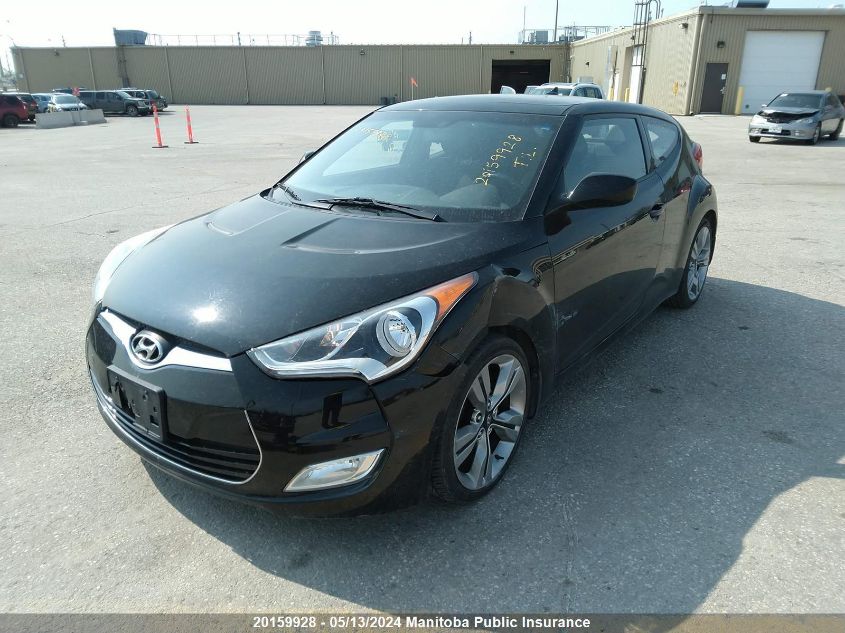 2012 Hyundai Veloster VIN: KMHTC6AD4CU072174 Lot: 20159928