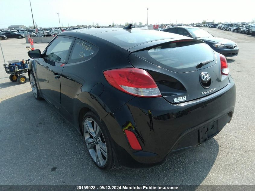 2012 Hyundai Veloster VIN: KMHTC6AD4CU072174 Lot: 20159928