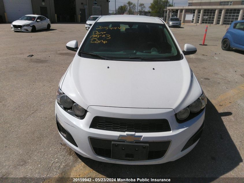 2014 Chevrolet Sonic Lt VIN: 1G1JC6EH5E4182557 Lot: 20159942