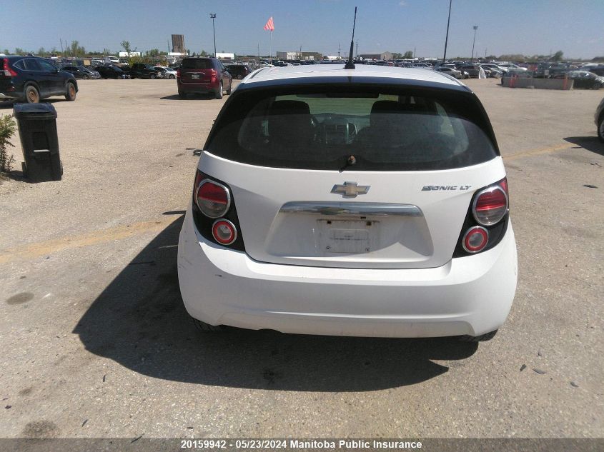 2014 Chevrolet Sonic Lt VIN: 1G1JC6EH5E4182557 Lot: 20159942