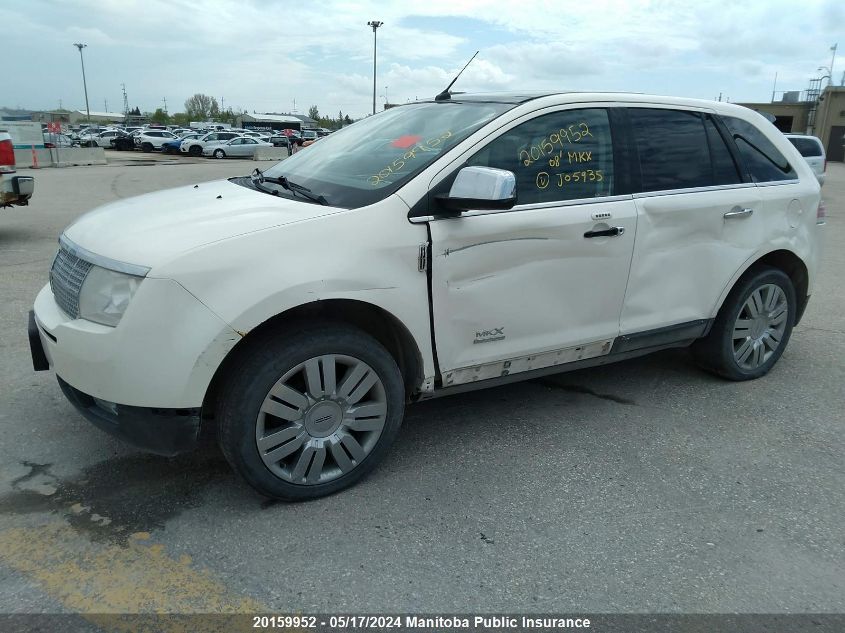 2008 Lincoln Mkx VIN: 2LMDU88C18BJ05935 Lot: 20159952