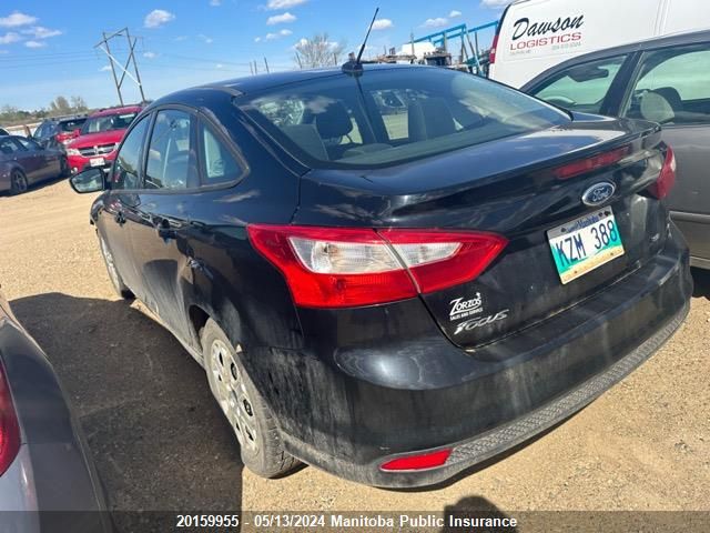 2012 Ford Focus Se VIN: 1FAHP3F21CL245908 Lot: 20159955