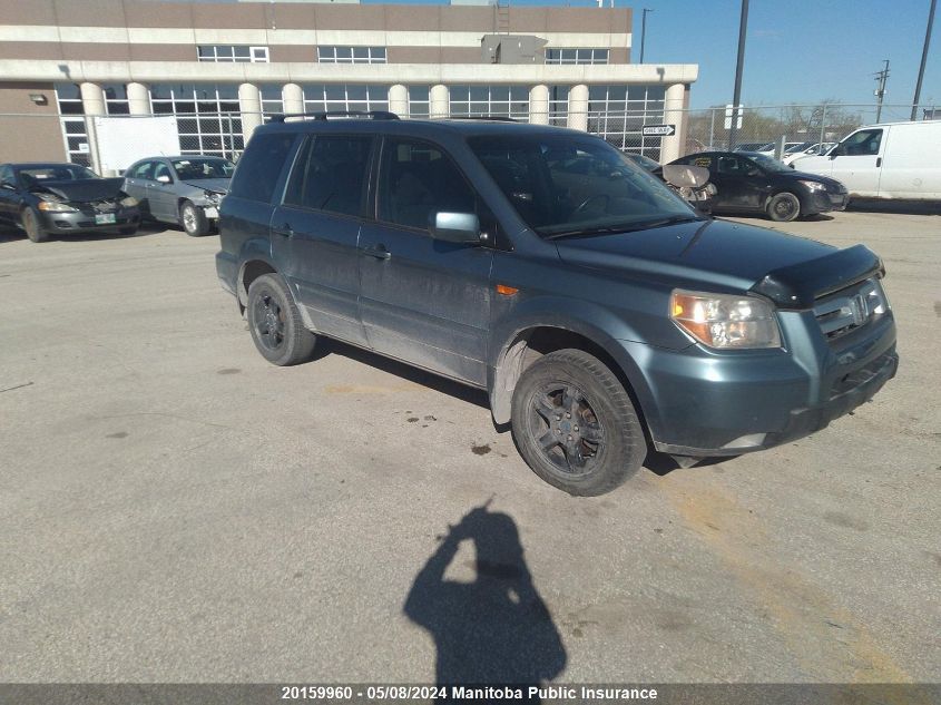 2008 Honda Pilot Se VIN: 5FNYF18358B503445 Lot: 20159960