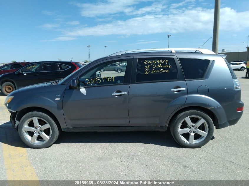 2008 Mitsubishi Outlander Xls VIN: JA4MT41X98Z600500 Lot: 20159969