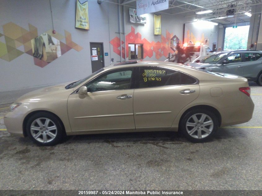 2009 Lexus Es 350 VIN: JTHBJ46GX92290765 Lot: 20159987