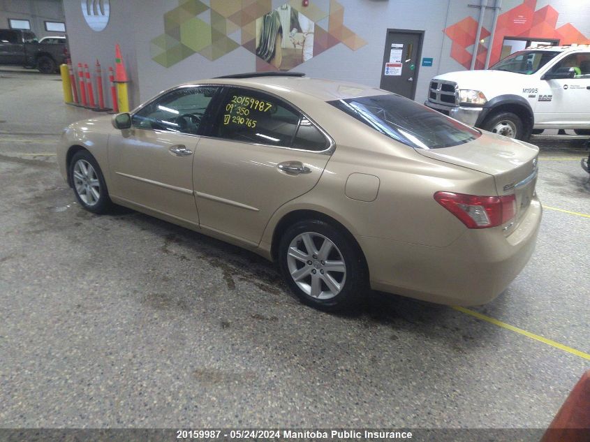 2009 Lexus Es 350 VIN: JTHBJ46GX92290765 Lot: 20159987