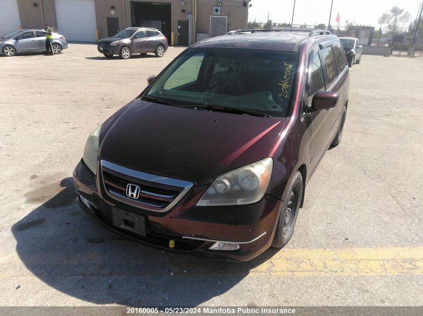 2007 Honda Odyssey Touring VIN: 5FNRL38837B045441 Lot: 20160005