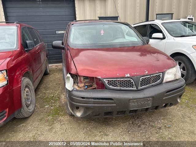 2003 Pontiac Montana Ext VIN: 1GMDX13E33D257477 Lot: 20160012