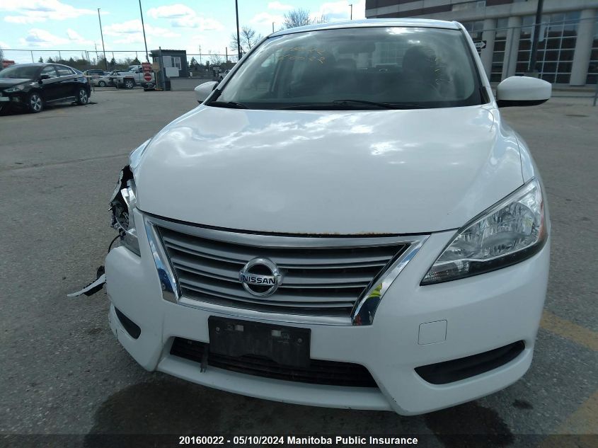 2014 Nissan Sentra 1.8 S VIN: 3N1AB7AP3EL667581 Lot: 20160022