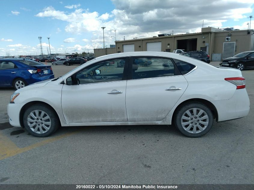 2014 Nissan Sentra 1.8 S VIN: 3N1AB7AP3EL667581 Lot: 20160022