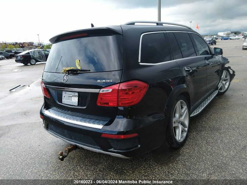 2013 Mercedes Benz Gl350 Bluetec VIN: 4JGDF2EE8DA162289 Lot: 20160023