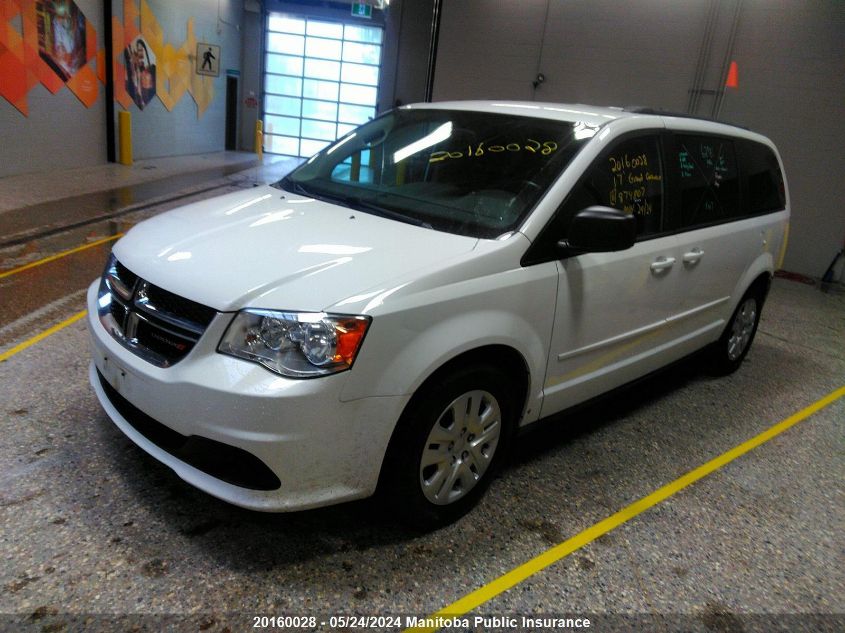 2017 Dodge Grand Caravan Crew VIN: 2C4RDGBG8HR874807 Lot: 20160028