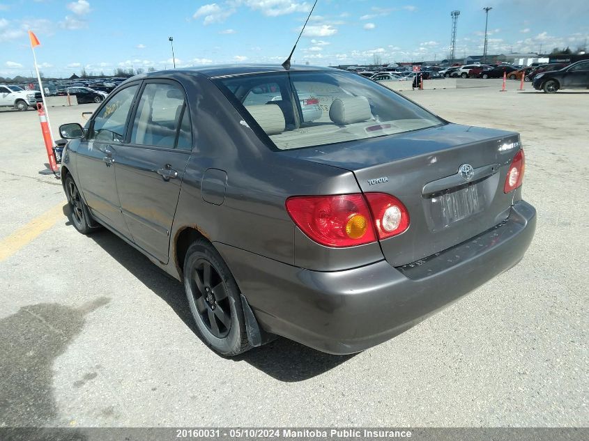 2003 Toyota Corolla Le VIN: 2T1BR38E63C718761 Lot: 20160031