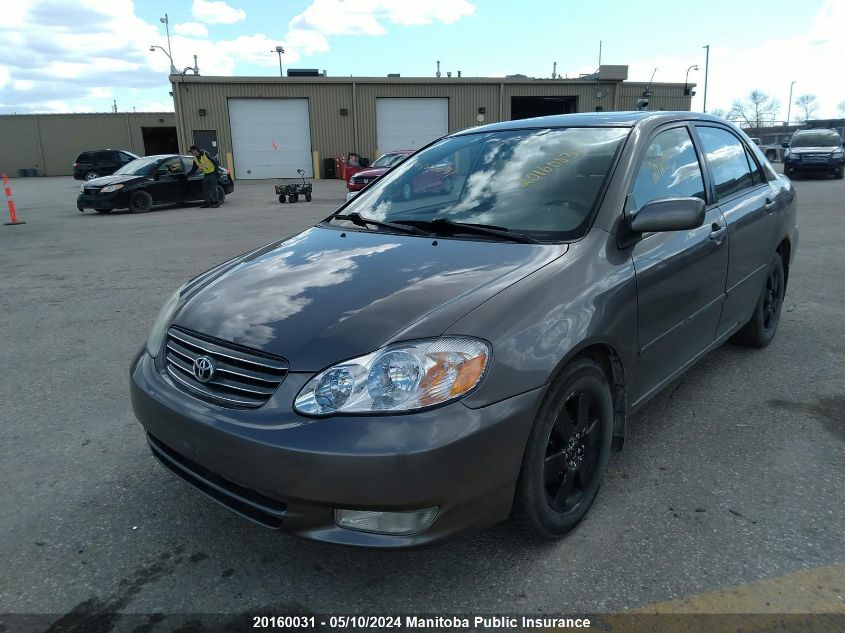 2003 Toyota Corolla Le VIN: 2T1BR38E63C718761 Lot: 20160031