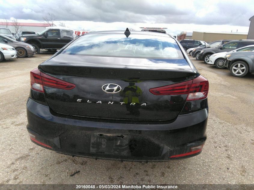 2020 Hyundai Elantra Preferred VIN: KMHD84LF9LU081946 Lot: 20160048