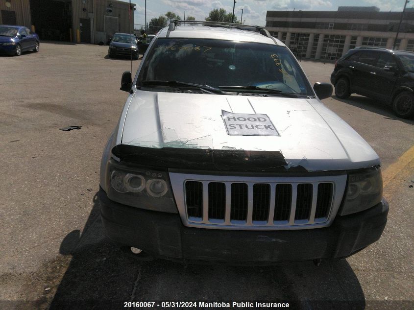 2004 Jeep Grand Cherokee Laredo VIN: 1J4GW48S84C150852 Lot: 20160067