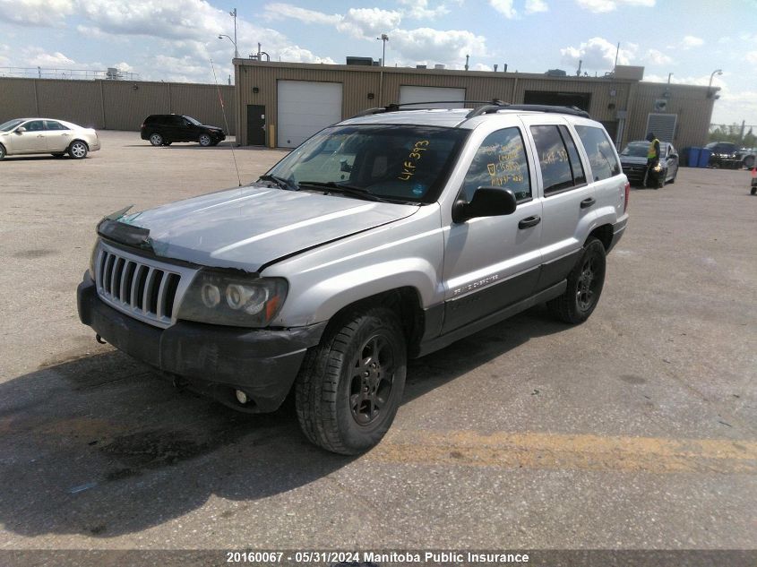 2004 Jeep Grand Cherokee Laredo VIN: 1J4GW48S84C150852 Lot: 20160067