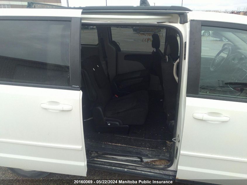 2012 Dodge Grand Caravan Se VIN: 2C4RDGBG2CR221933 Lot: 20160069