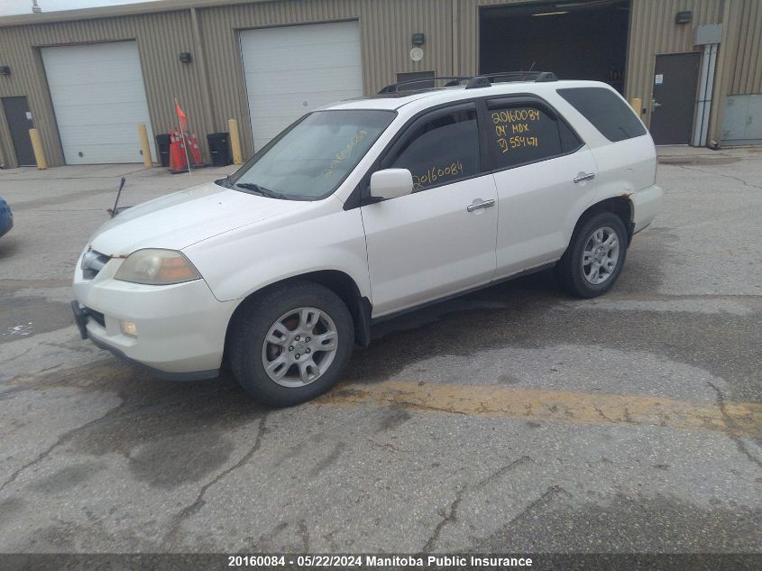 2004 Acura Mdx Tech VIN: 2HNYD18944H554671 Lot: 20160084