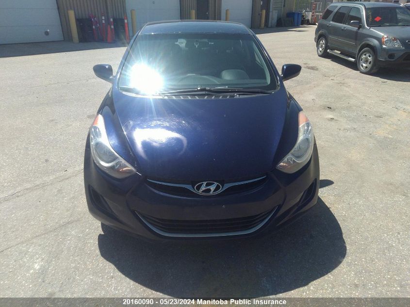 2013 Hyundai Elantra Gls VIN: 5NPDH4AE5DH179687 Lot: 20160090