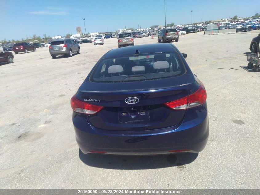 2013 Hyundai Elantra Gls VIN: 5NPDH4AE5DH179687 Lot: 20160090