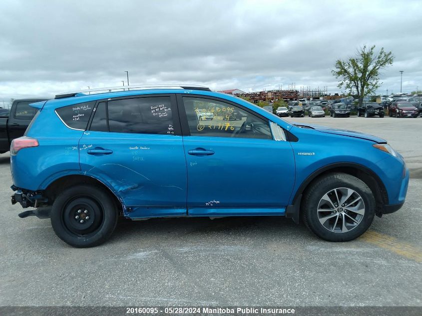 2018 Toyota Rav4 Le Hybrid VIN: JTMRJREV2JD219176 Lot: 20160095