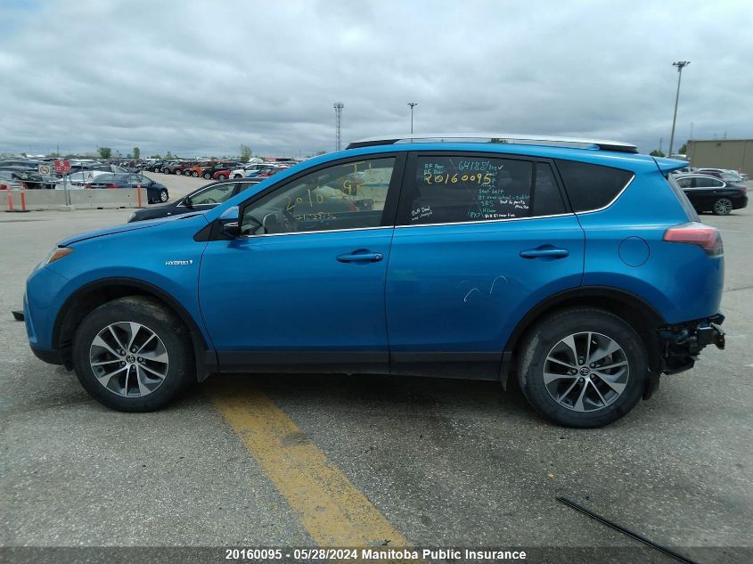 2018 Toyota Rav4 Le Hybrid VIN: JTMRJREV2JD219176 Lot: 20160095