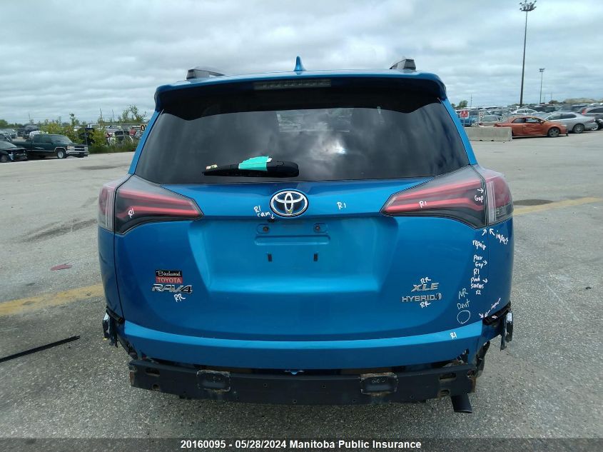 2018 Toyota Rav4 Le Hybrid VIN: JTMRJREV2JD219176 Lot: 20160095