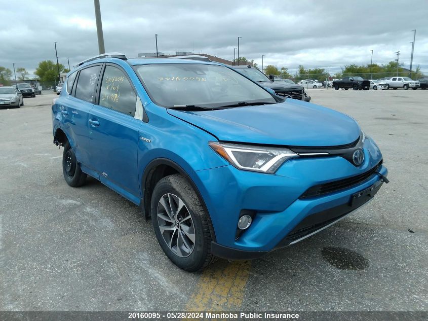 2018 Toyota Rav4 Le Hybrid VIN: JTMRJREV2JD219176 Lot: 20160095