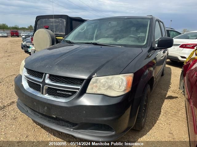 2012 Dodge Grand Caravan Se VIN: 2C4RDGBG2CR114591 Lot: 20160098