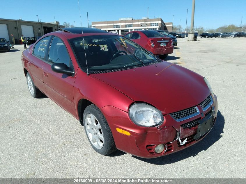 2003 Dodge Sx 2.0 VIN: 1B3ES46C93D246293 Lot: 20160099