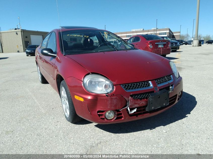 2003 Dodge Sx 2.0 VIN: 1B3ES46C93D246293 Lot: 20160099