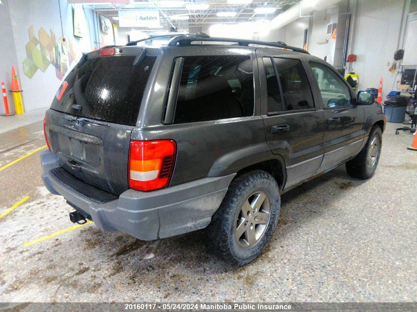 2002 Jeep Grand Cherokee Laredo VIN: 1J4GW48S72C174654 Lot: 20160117