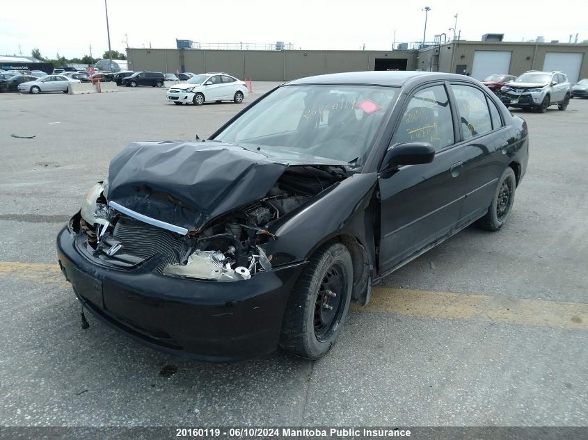 2003 Honda Civic Lx VIN: 2HGES16663H936434 Lot: 20160119