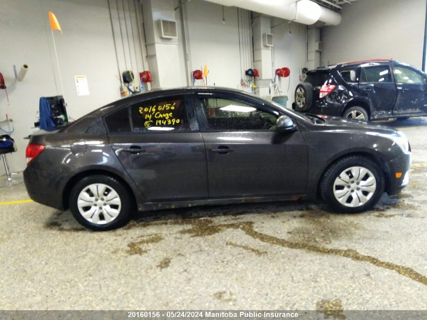 2014 Chevrolet Cruze Ls VIN: 1G1PL5SH1E7194390 Lot: 20160156