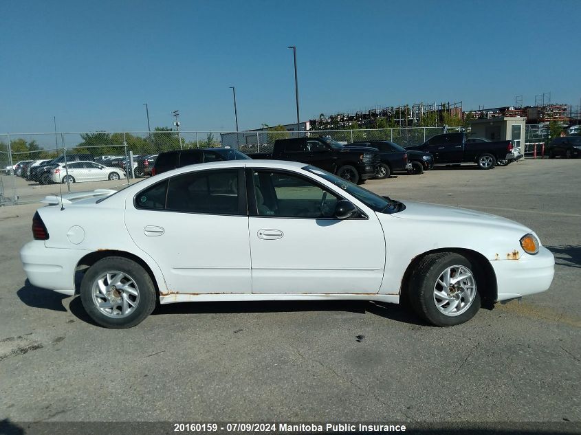 2004 Pontiac Grand Am Se1 VIN: 1G2NF52E14C231704 Lot: 20160159