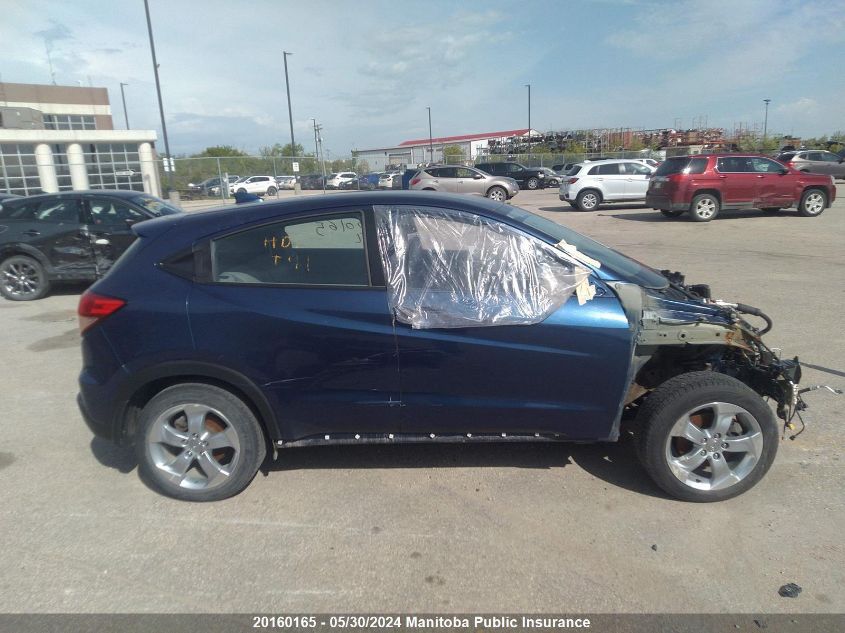 2016 Honda Hr-V Lx VIN: 3CZRU6H38GM103102 Lot: 20160165