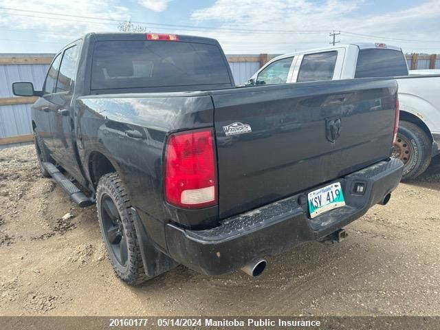 2017 Dodge Ram 1500 St Crew Cab VIN: 3C6RR7KT8HG750807 Lot: 20160177