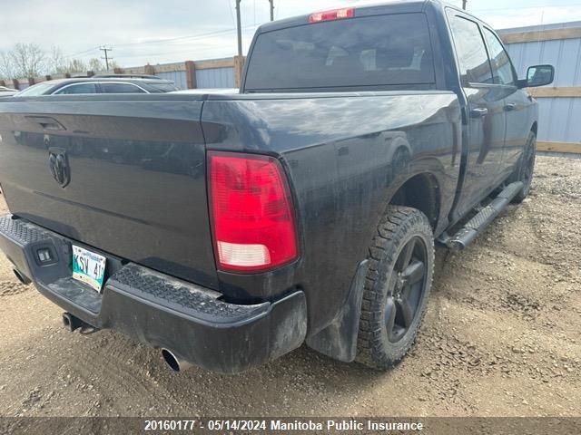 2017 Dodge Ram 1500 St Crew Cab VIN: 3C6RR7KT8HG750807 Lot: 20160177