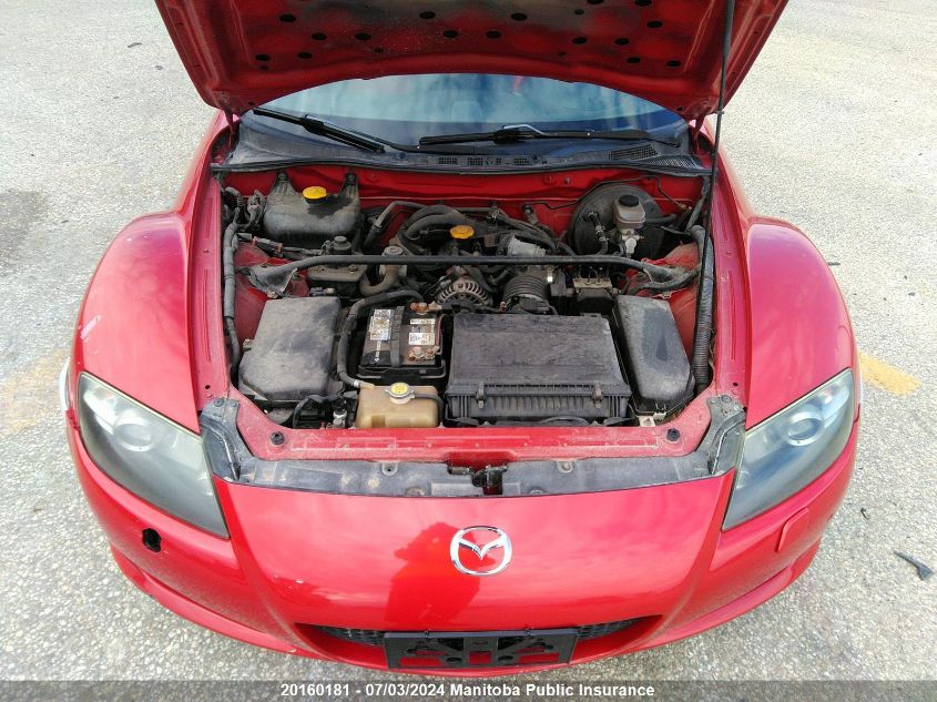 2004 Mazda Rx 8 Gs VIN: JM1FE173740101981 Lot: 20160181