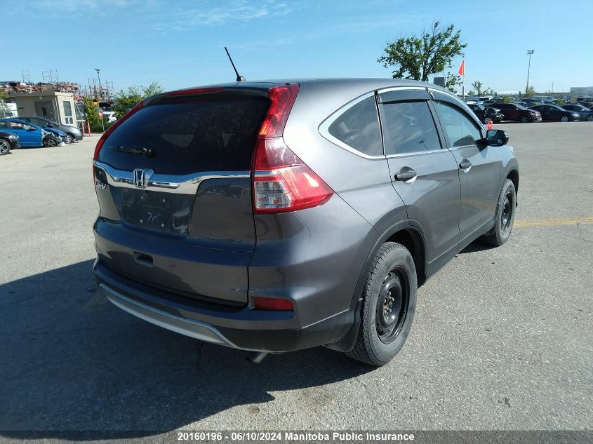 2016 Honda Cr-V Lx VIN: 2HKRM3H31GH003417 Lot: 20160196