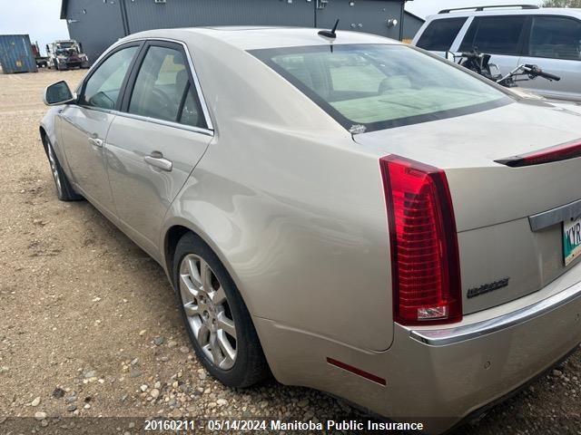 2008 Cadillac Cts 3.6L VIN: 1G6DH577280197472 Lot: 20160211