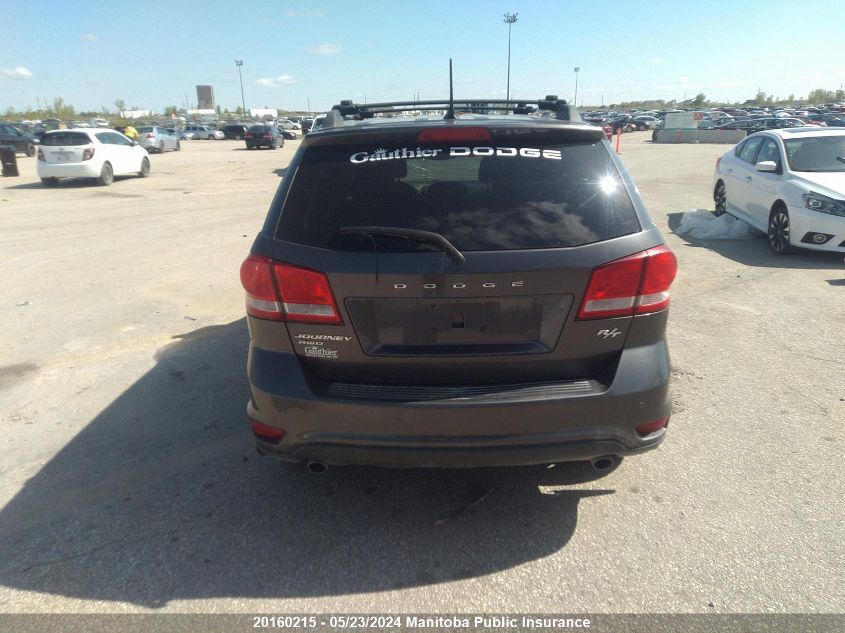 2016 Dodge Journey R/T VIN: 3C4PDDFG2GT128915 Lot: 20160215