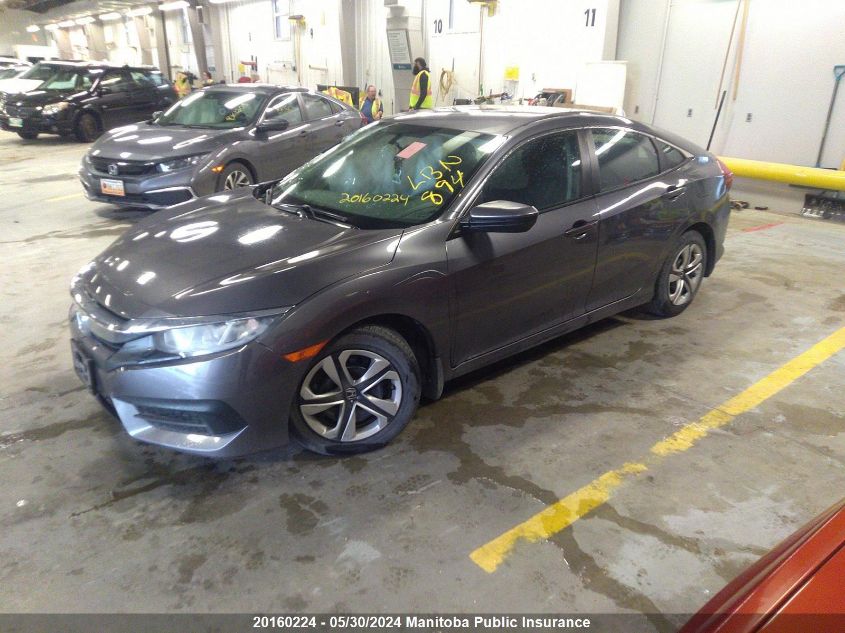 2018 Honda Civic Lx VIN: 2HGFC2F5XJH004412 Lot: 20160224