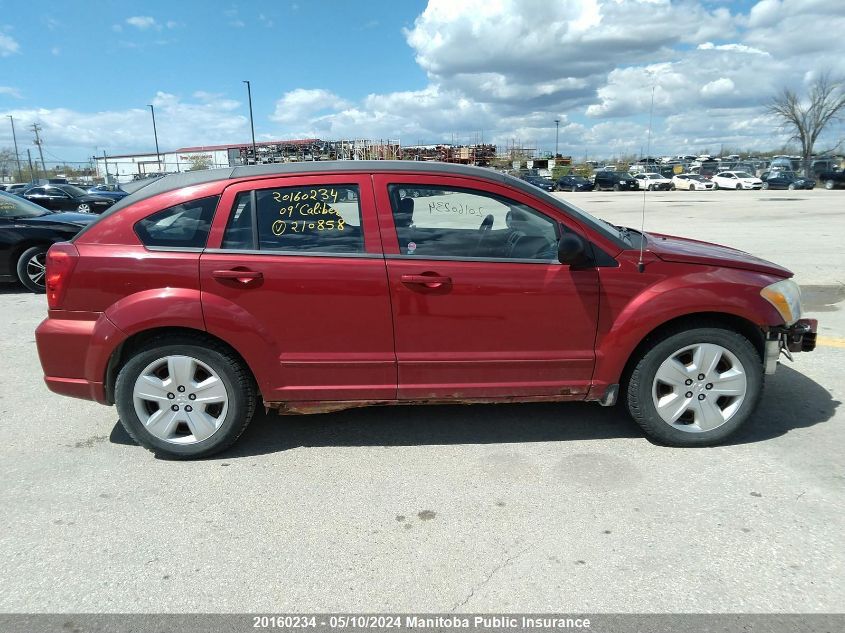 2009 Dodge Caliber Sxt VIN: 1B3HB48A39D210858 Lot: 20160234