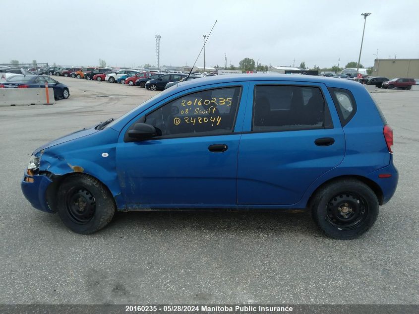 2008 Suzuki Swift+ VIN: KL5TJ66628B242044 Lot: 20160235